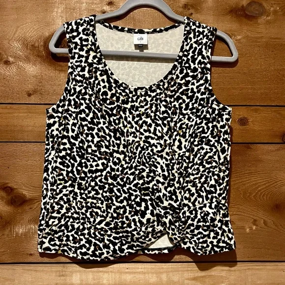 Cabi Knotty Leopard Tank NWOT - Picture 3 of 5